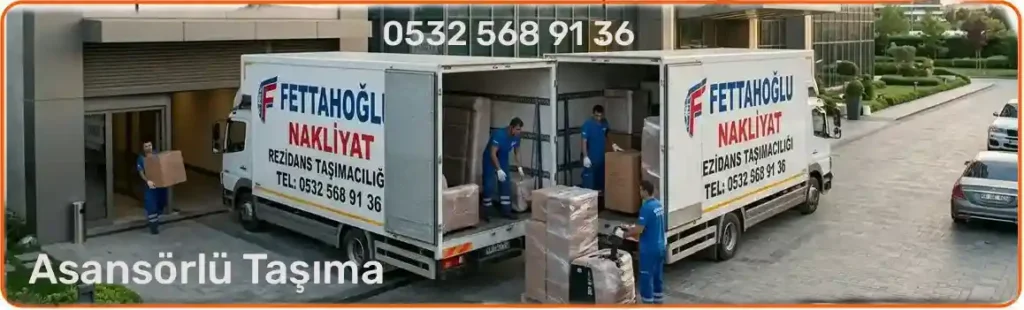 Çamlıca asansörlü taşıma