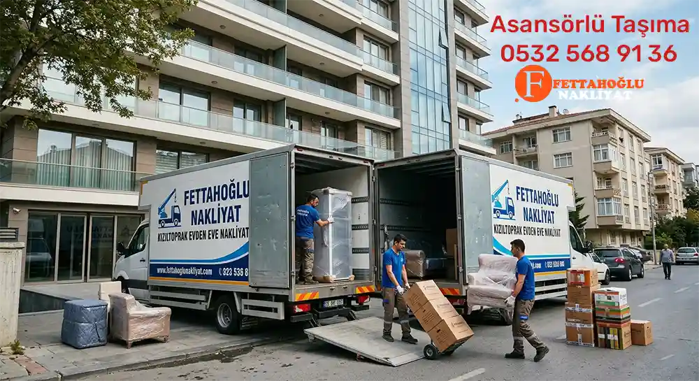 Göztepe asansörlü taşıma rezidans taşımacılık şirketi